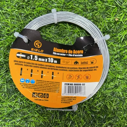Alambre de acero 1.5mmx10m90099-117