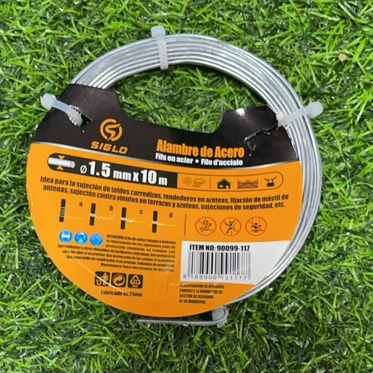 Alambre de acero 1.5mmx10m90099-117