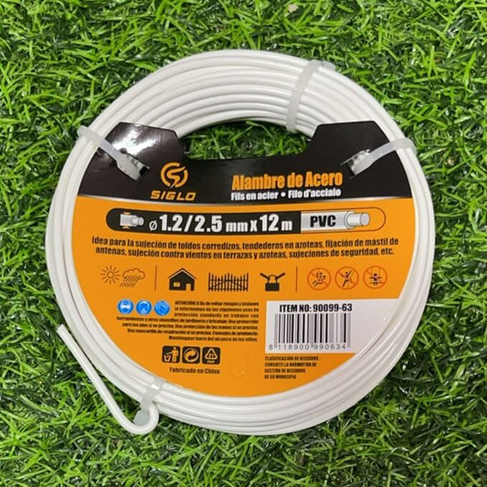 Alambre de acero 1.2/2.5mmx12m90099-63
