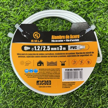 Alambre de acero 1.2/2.5mmx3m90099-61