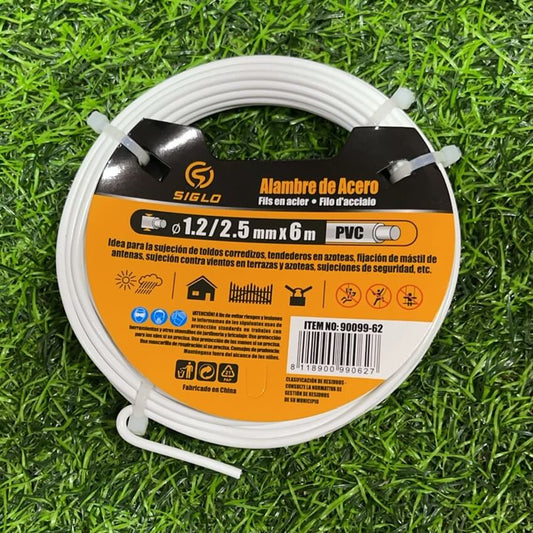 Alambre de acero 1.2/2.5mmx6m90099-62