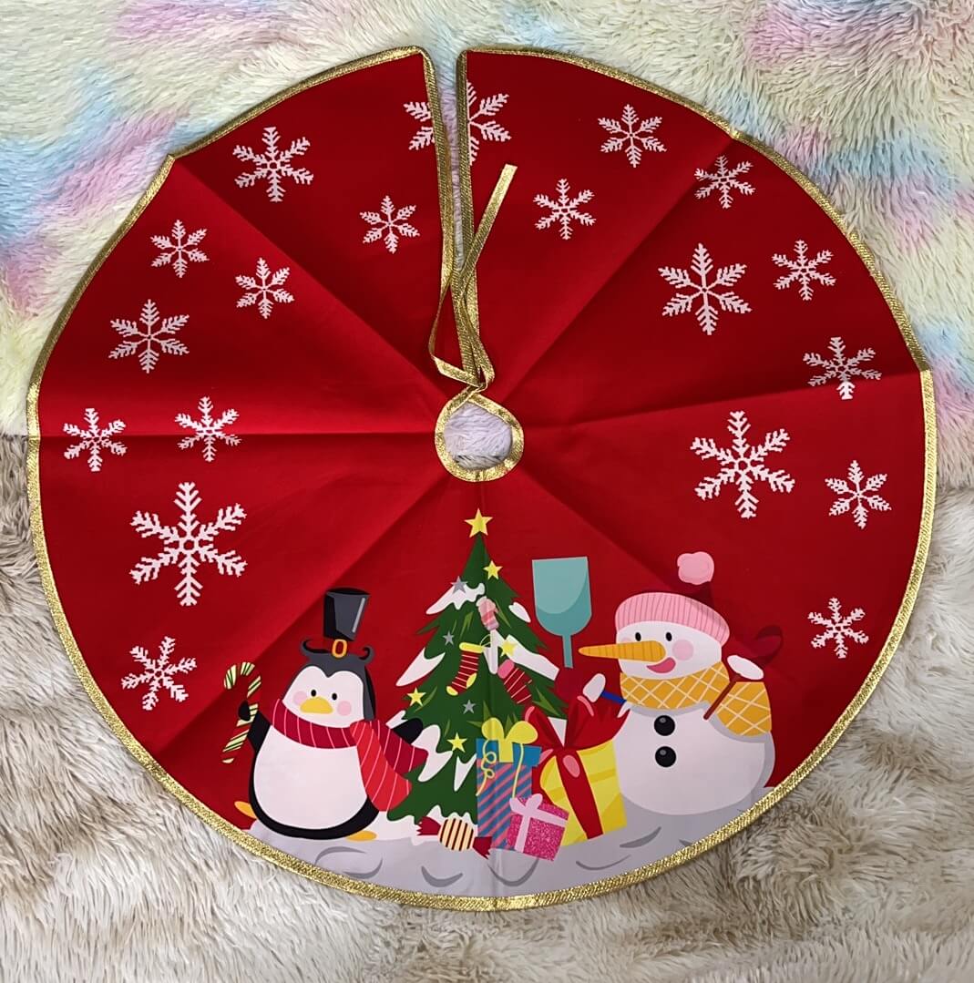 Alfombra pie de arbol navidad 80cm 51023-30