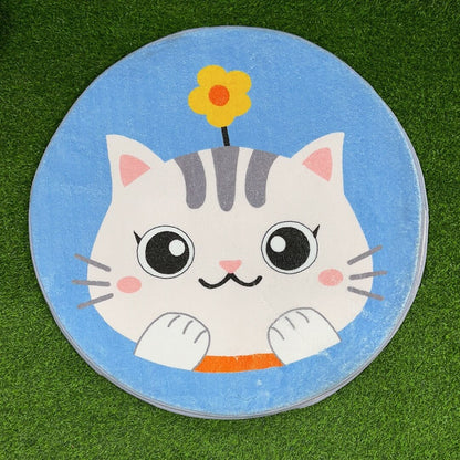 Alfombra redonda d/mascota80cm 51247-16