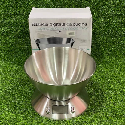 Balanza p/cocina c/tazainoxidable 51307-1