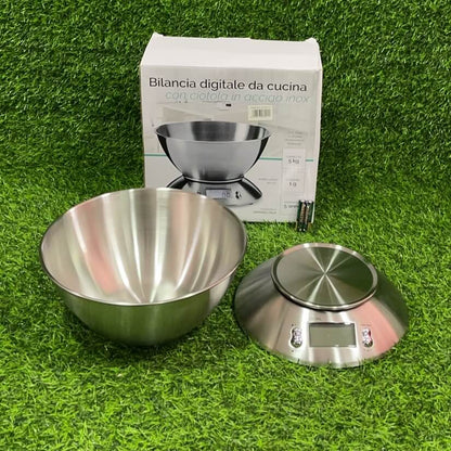 Balanza p/cocina c/tazainoxidable 51307-1