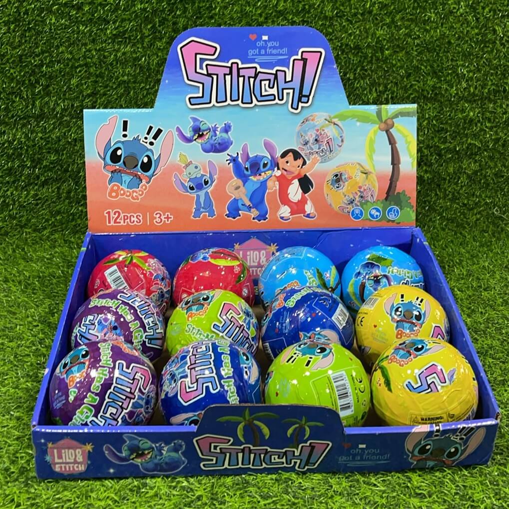 Jug. bola de sopresa d/stitch9.5cm 1pc 51358-2