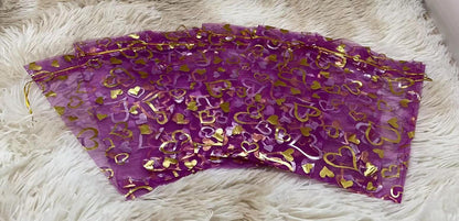 Bolsa organza 17x23 6pcs co00408