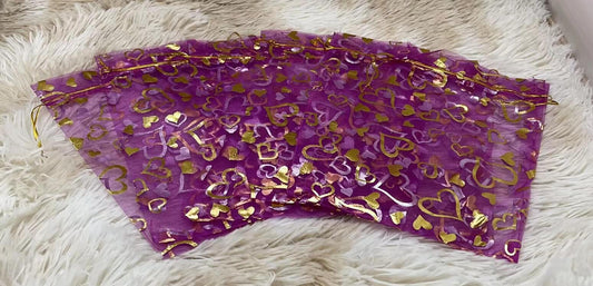 Bolsa organza 17x23 6pcs co00408