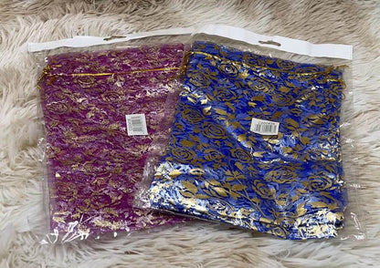 Bolsa organza 17x23 6pcs co00408