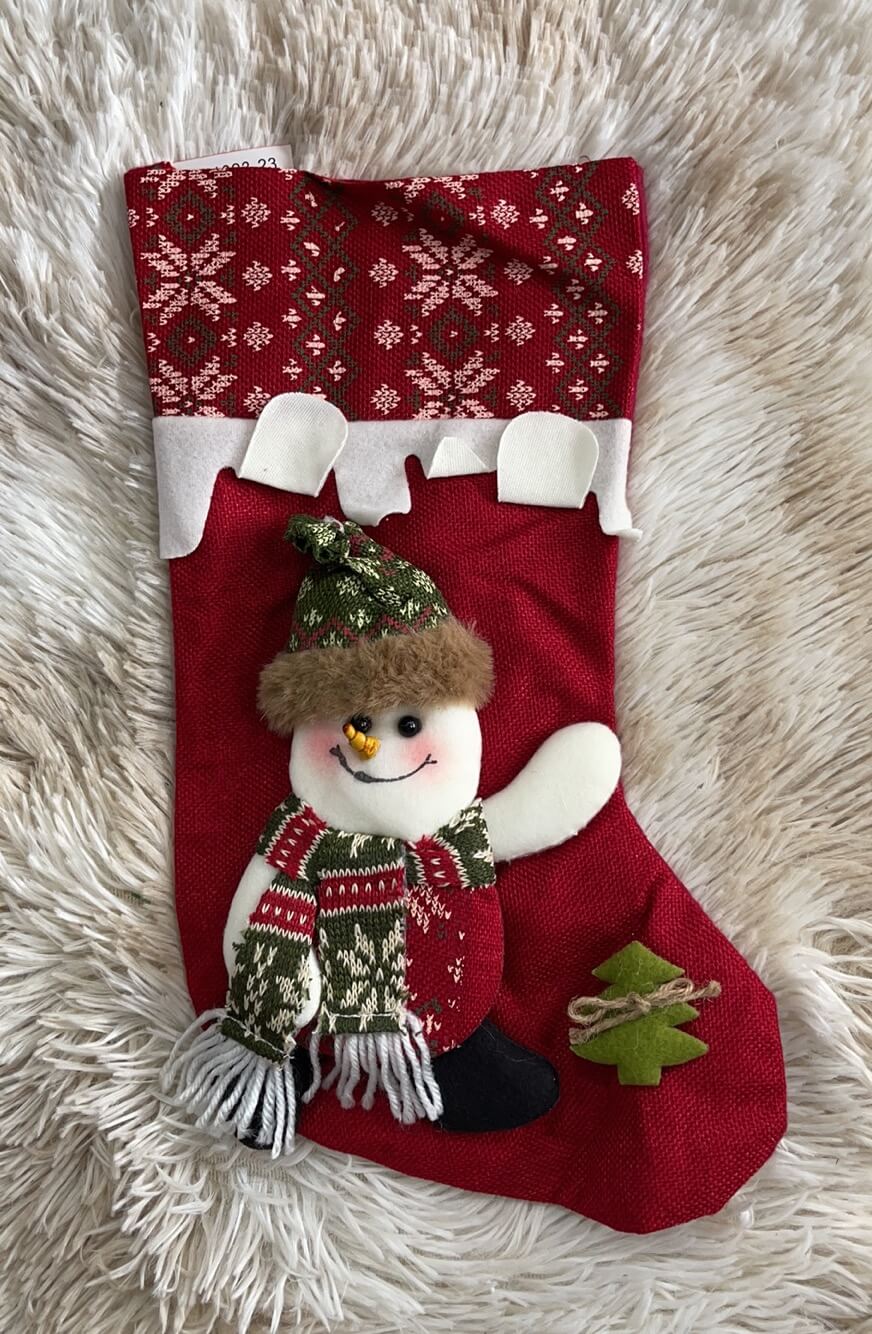 Botas navidenas d/tela 51023-23