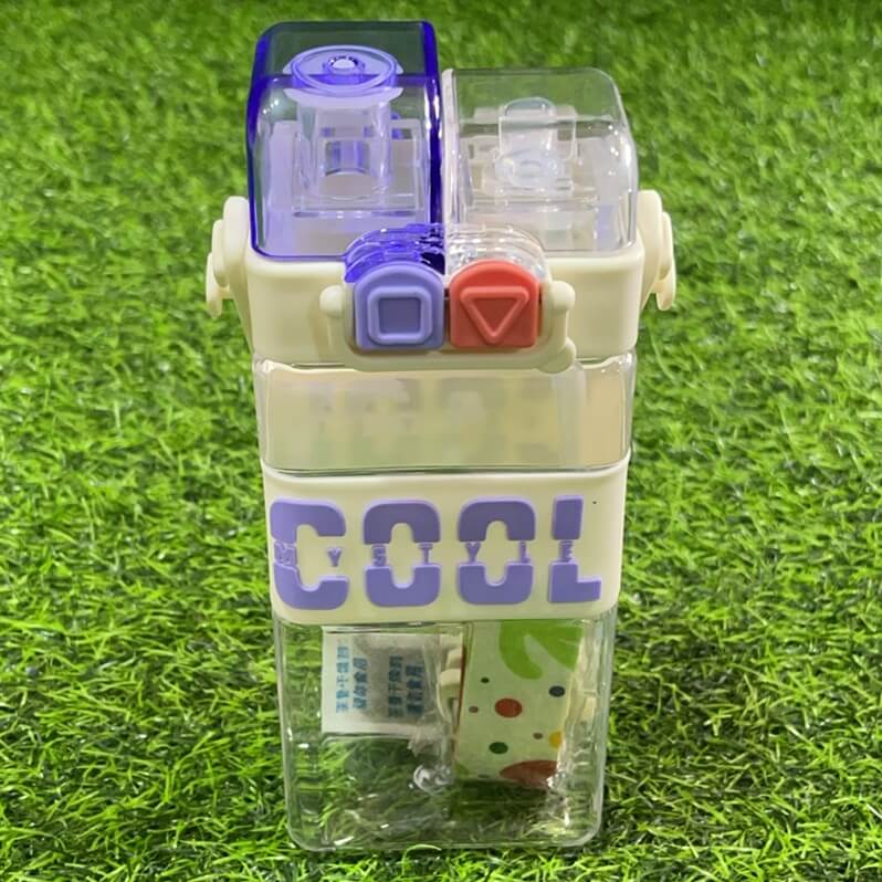 Botella agua rectagulo 520ml51169-85