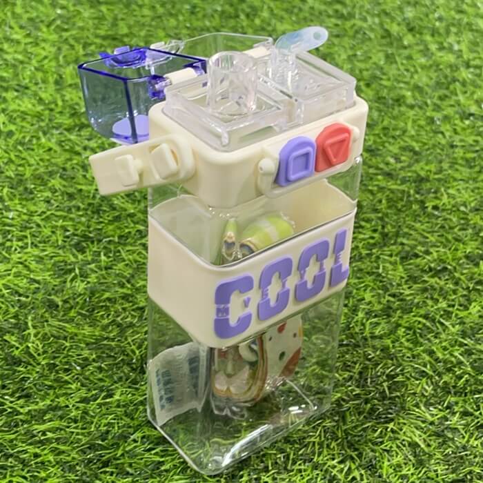 Botella agua rectagulo 520ml51169-85