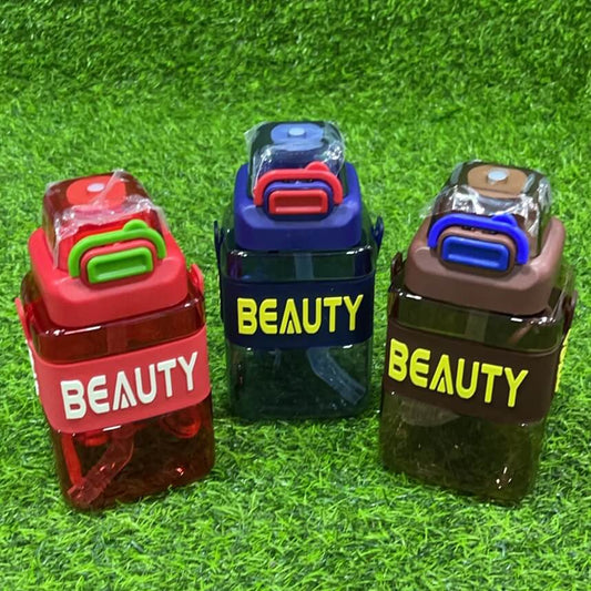 Botella d/agua rectag. beauty650ml 51169-136