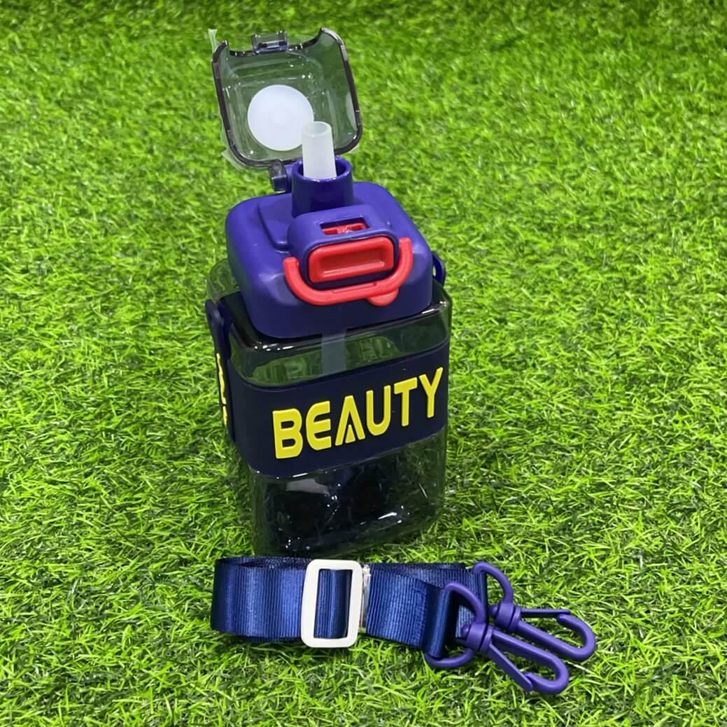 Botella d/agua rectag. beauty650ml 51169-136