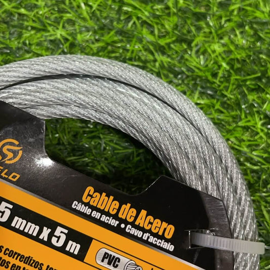 Cable de acero 4/5mmx5m 90099-75