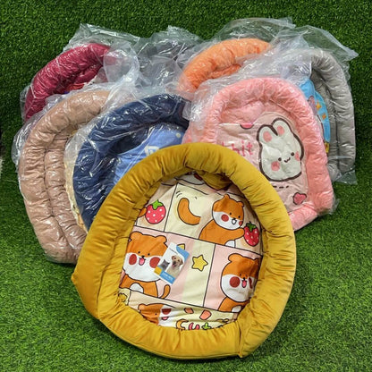 Cama p/mascota ovalo c/diseno90272-31