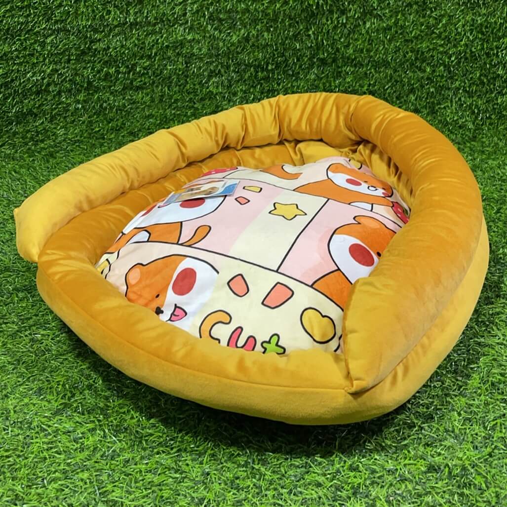 Cama p/mascota ovalo c/diseno90272-31