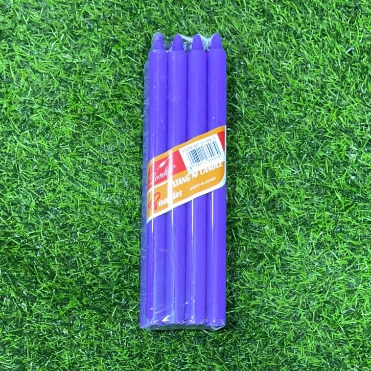 Candela aromatica violeta 8pcs51166-3