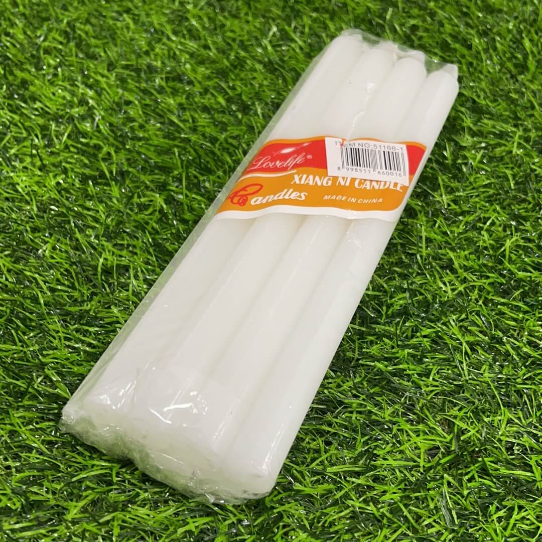 Candela blanca 8pcs 51166-1