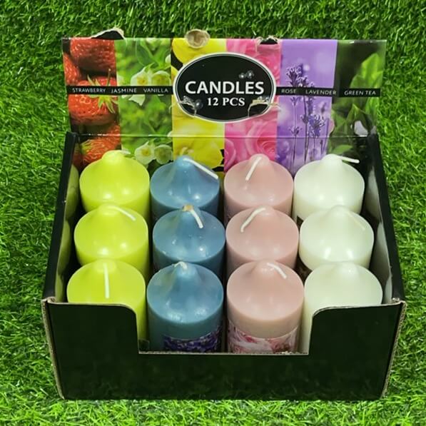 Candela cilindro 5x10cm 51166-67