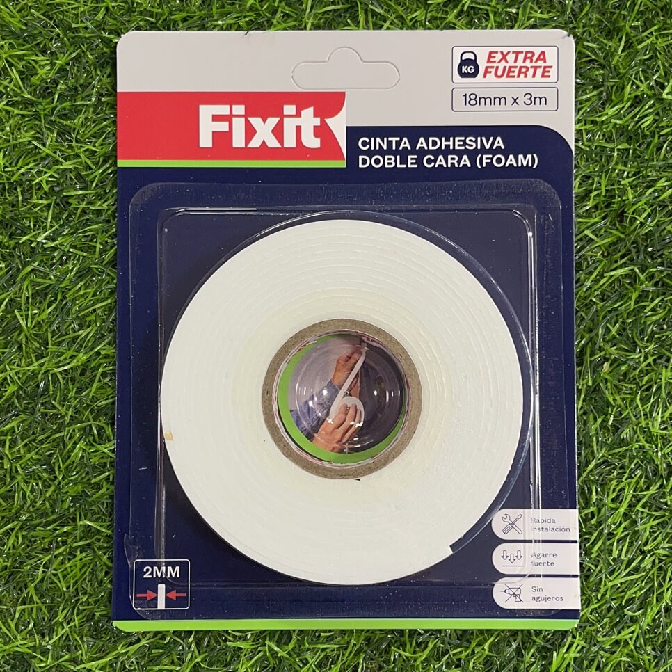 Cinta esponja doble lado18mmx3m 80055