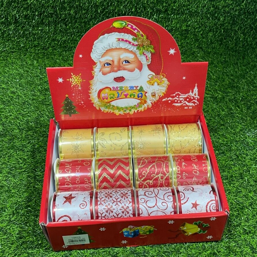 Cinta navideno 6.3x270cm 51161-40