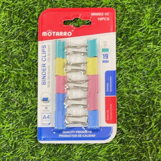 Clip d/papel 19mm 10pcs mn002-1c