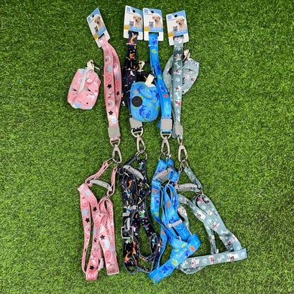 Pechera y correa p/mascota90268-79