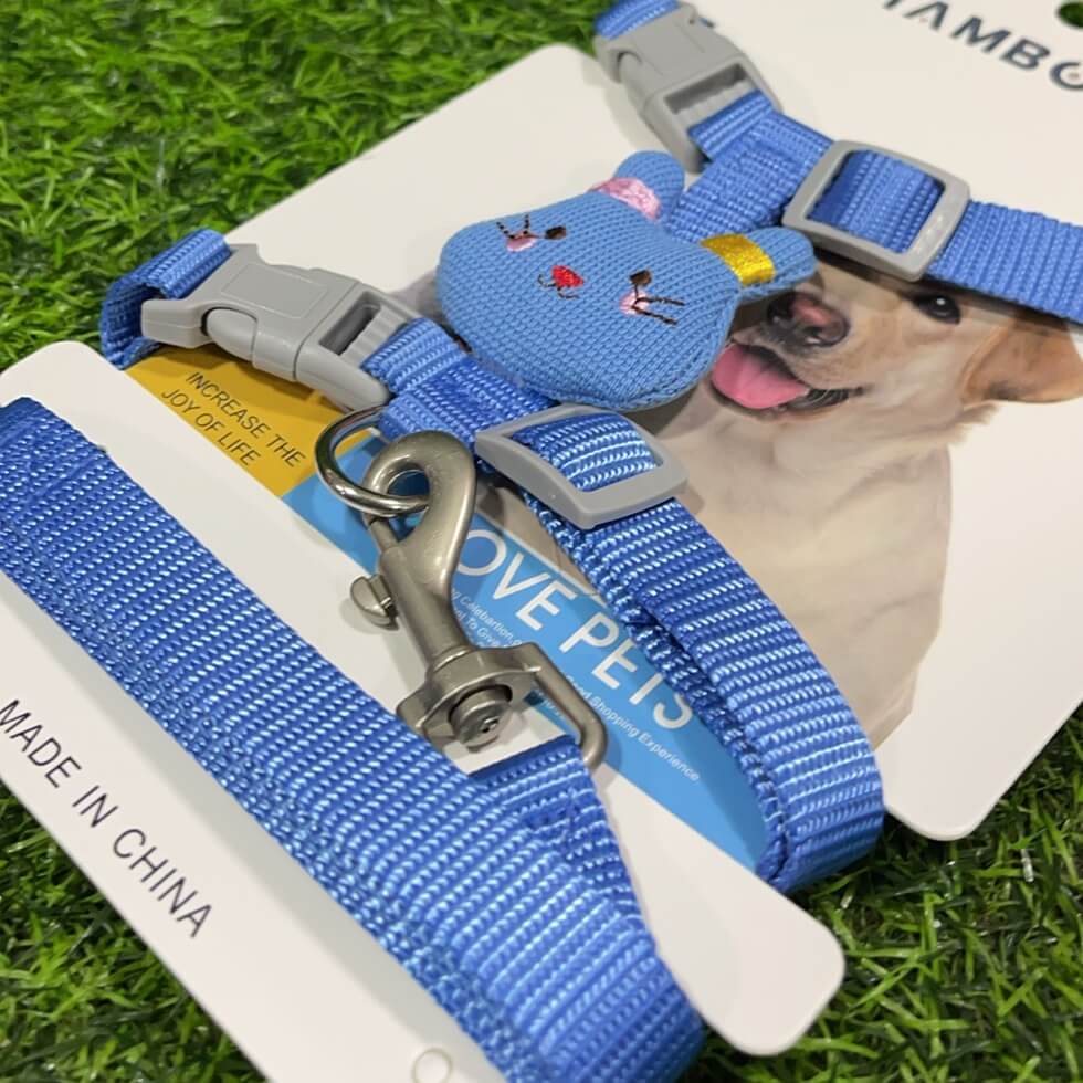 Pechera y correa p/mascota90268-81