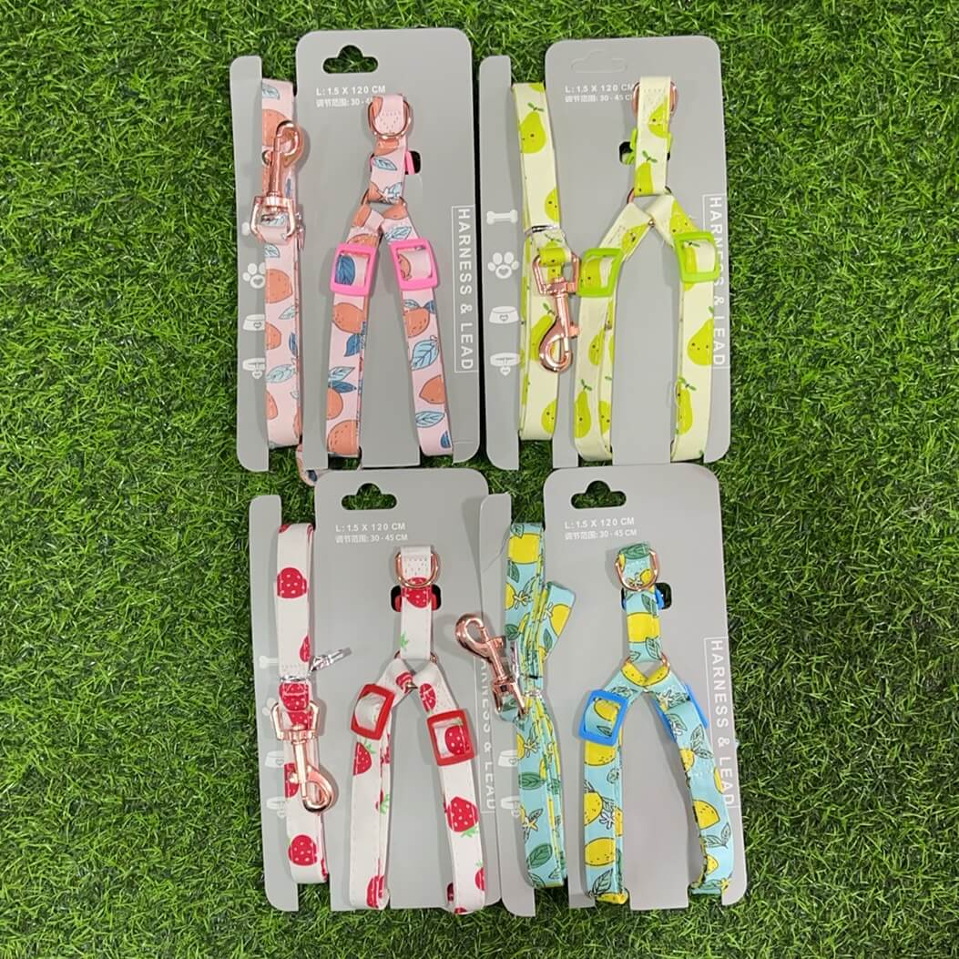 Pechera y correa p/mascota90268-85