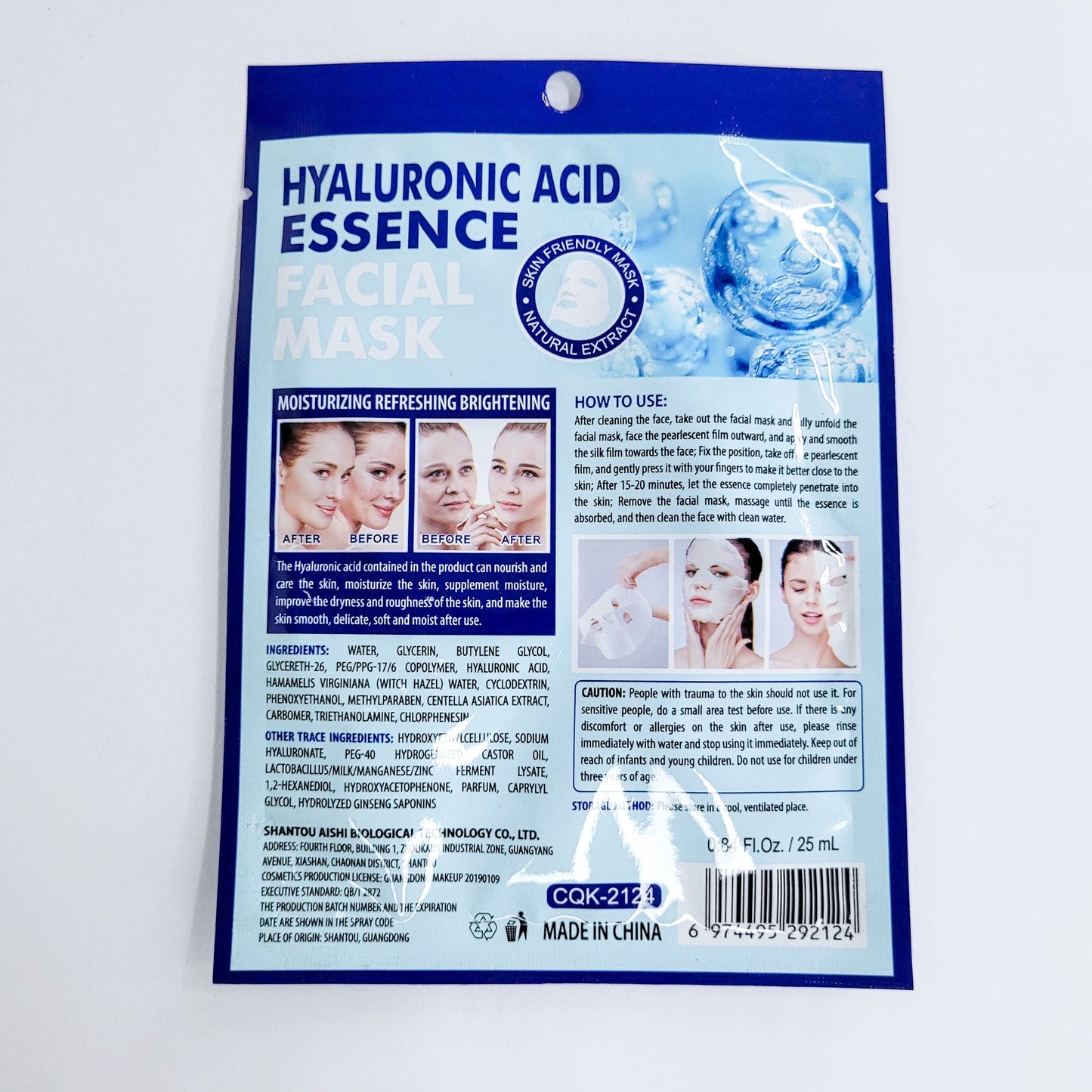 Caja mascarilla acido cqk 2124