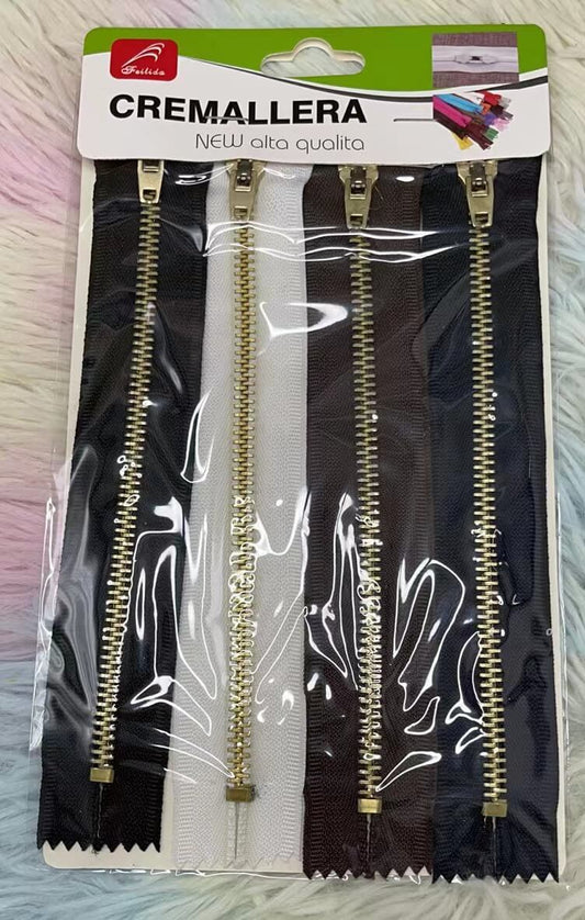 Cremallera de metal 4pcs 07859