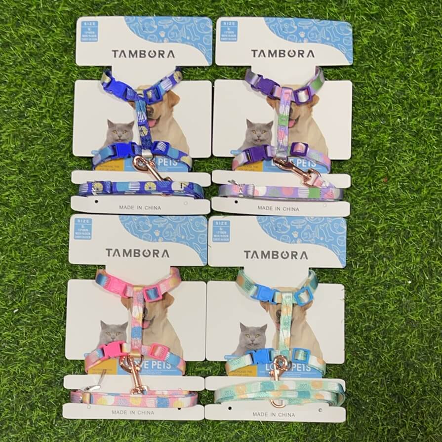 Pechera y correa p/mascota90268-64