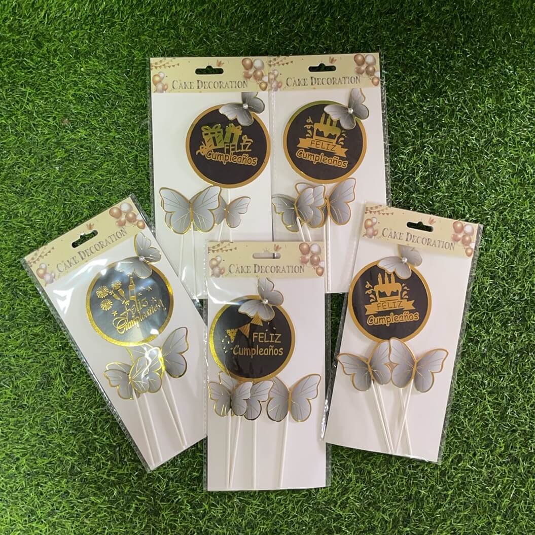 Decoracion p/queque 4pcs90118-390