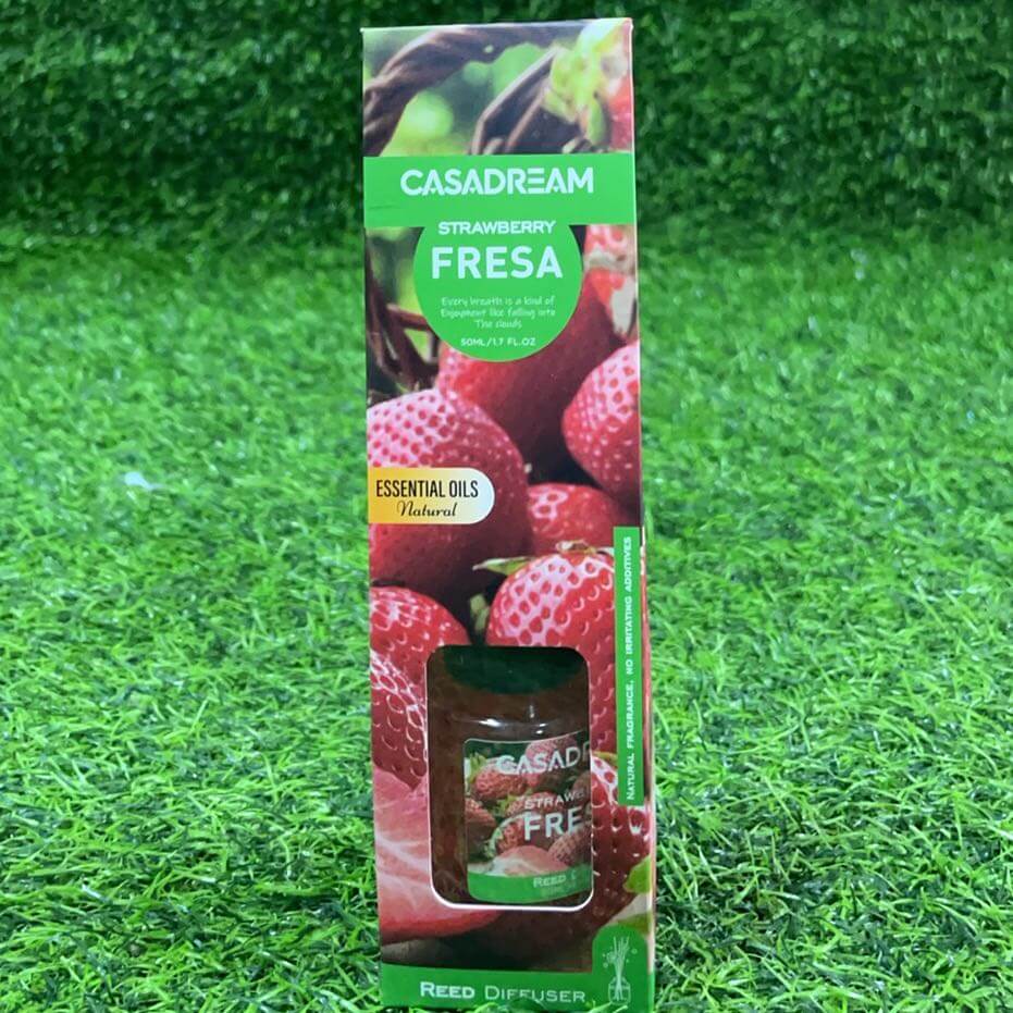 Difusor c/varillas fresa 50ml90125-93