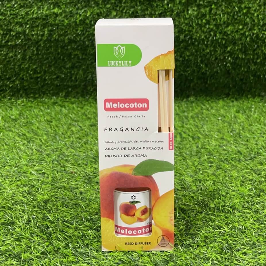 Difusor c/varillas melocoton120ml 90125-17