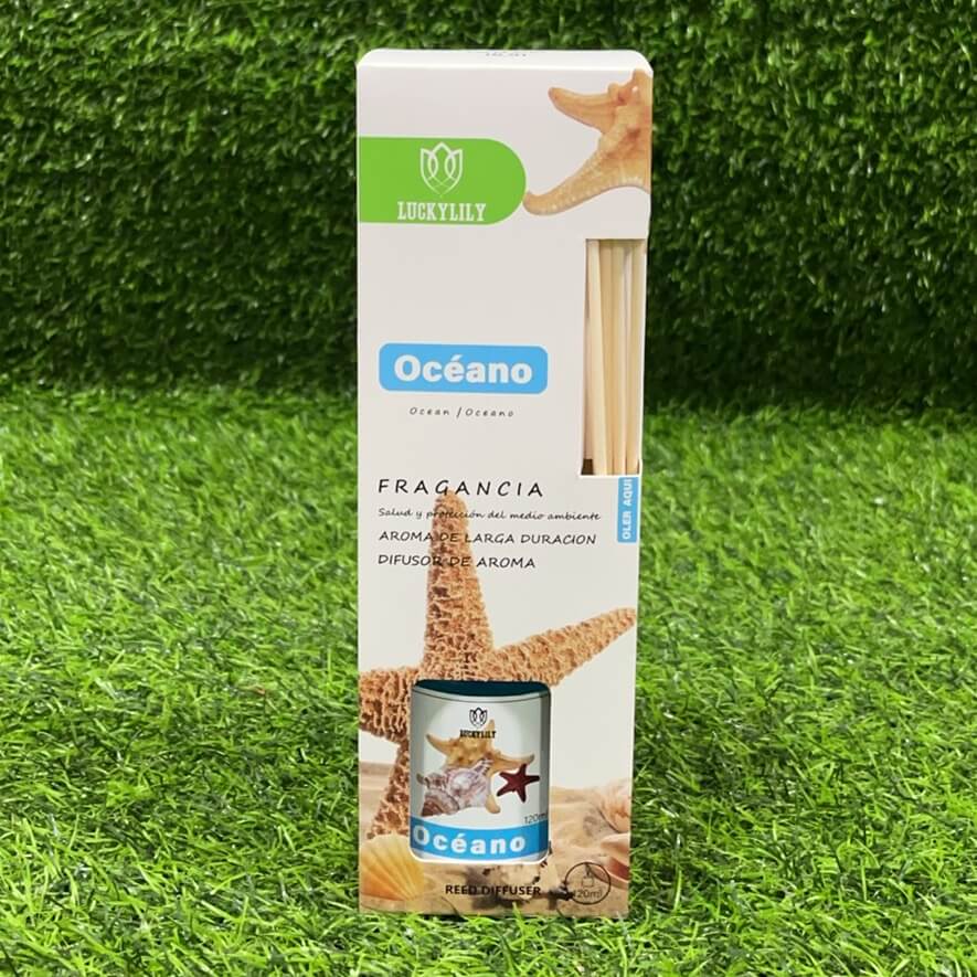 Difusor c/varillas oceano 120ml90125-16