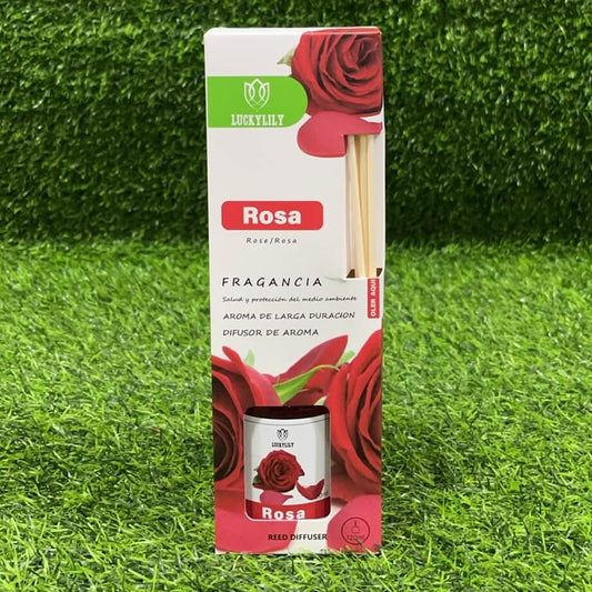 Difusor c/varillas rosa 120ml90125-2