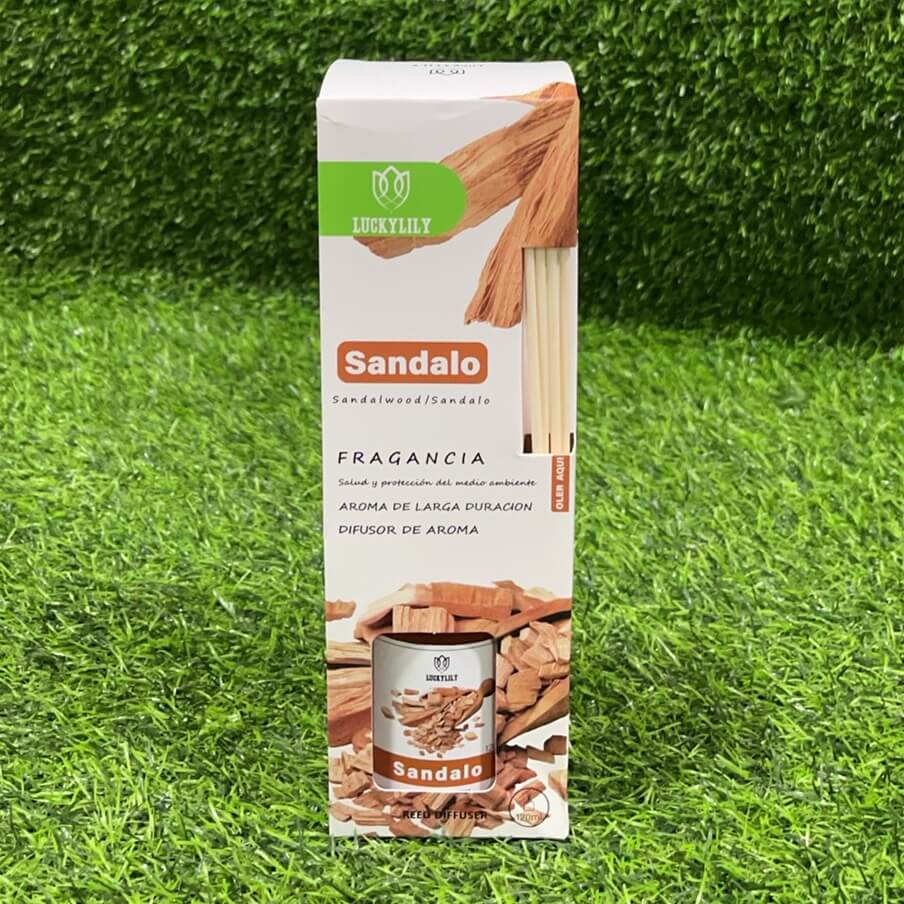 Difusor c/varillas sandalo 120ml90125-7