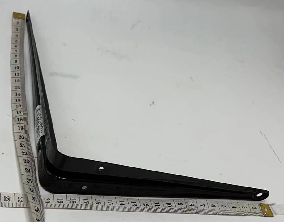 Escuadra negra 8x10x0.7 09163