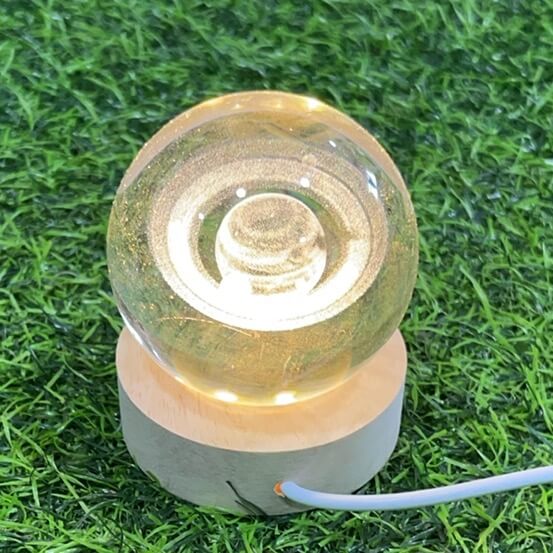 Esfera cristal con luz 6cm90146-371