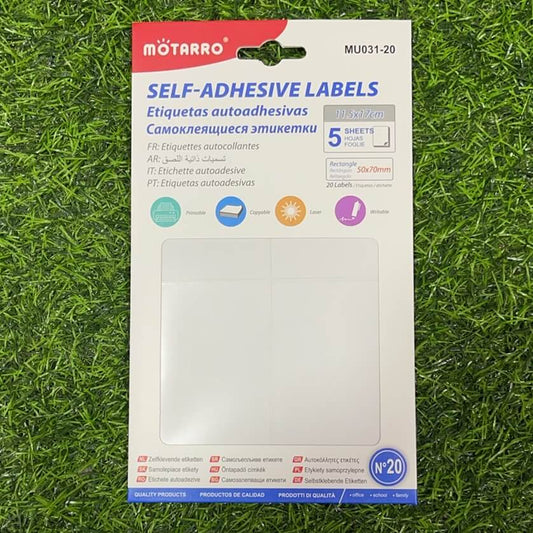 Etiqueta autoadhesiva mu031-20