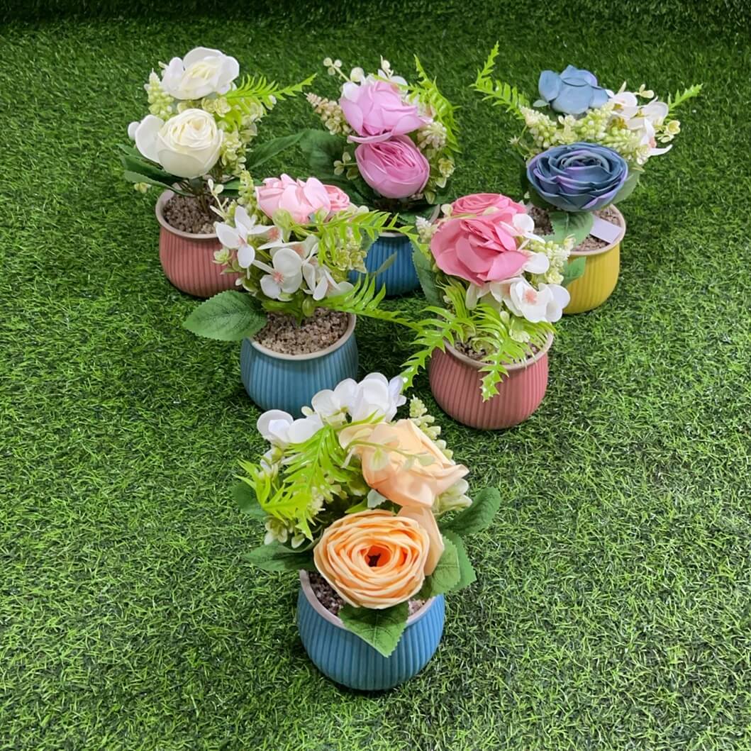 Flor artificial c/maceta 51112-147