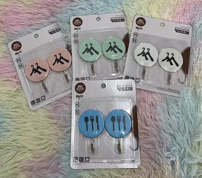 Ganchos adhesivos d/cubiertosxz8166 3pcs 51088-47