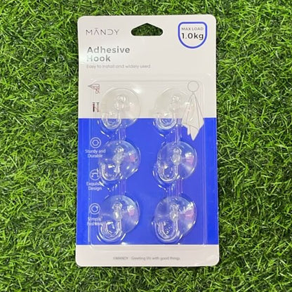 Gancho transparente p/colgar6pcs m-10949/m-10949-n