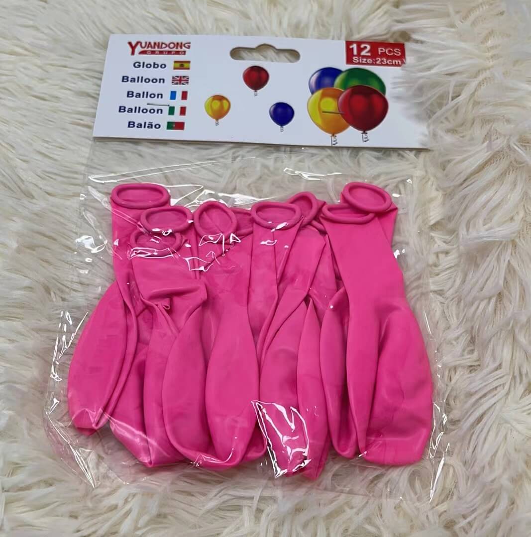 Globos rosados 12pcs 51069-52
