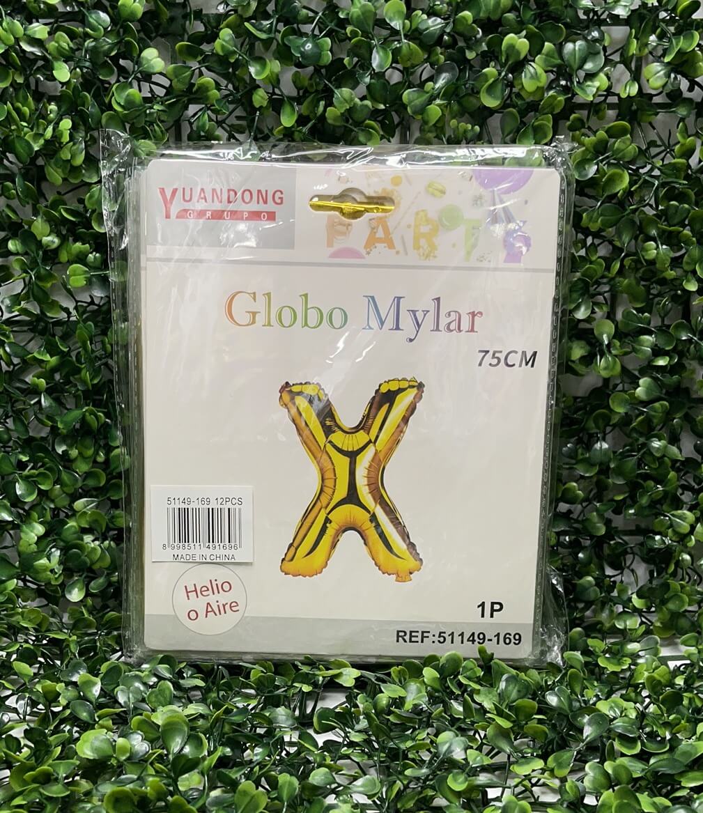 Globo metalico dorado #x 75cm51149-169