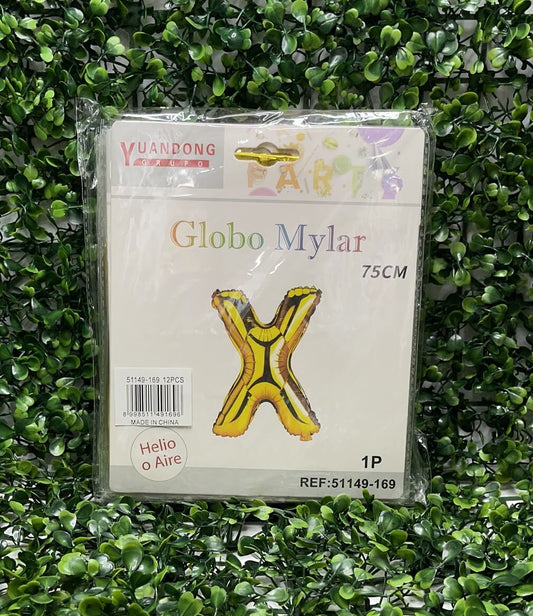 Globo metalico dorado #x 75cm51149-169