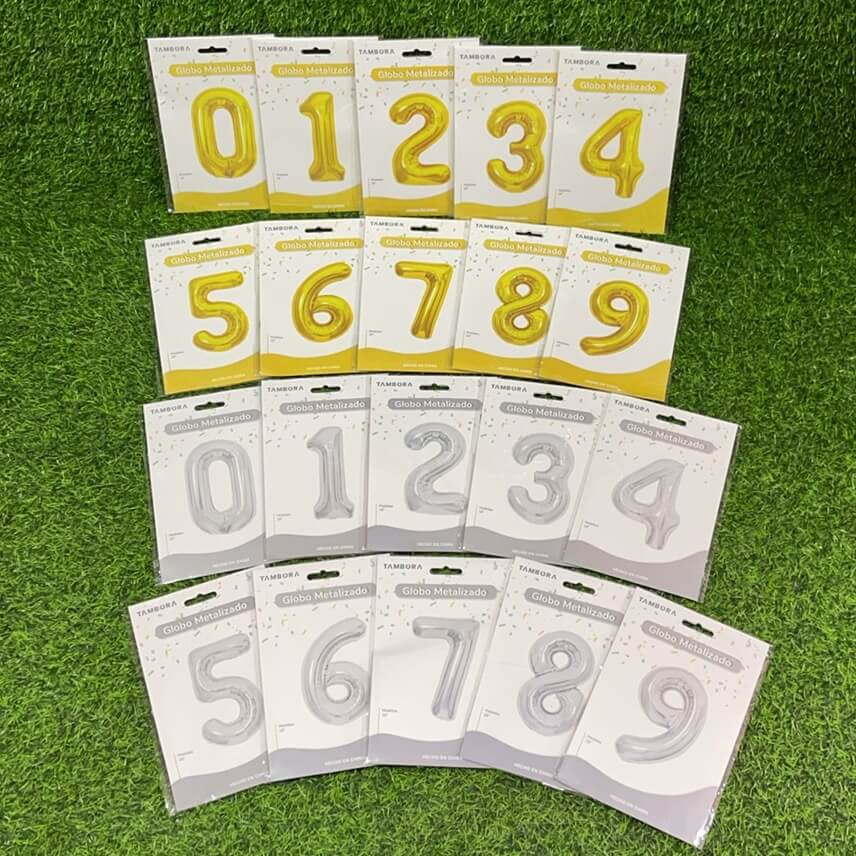 Globo numeral 16 1pc 90118-155