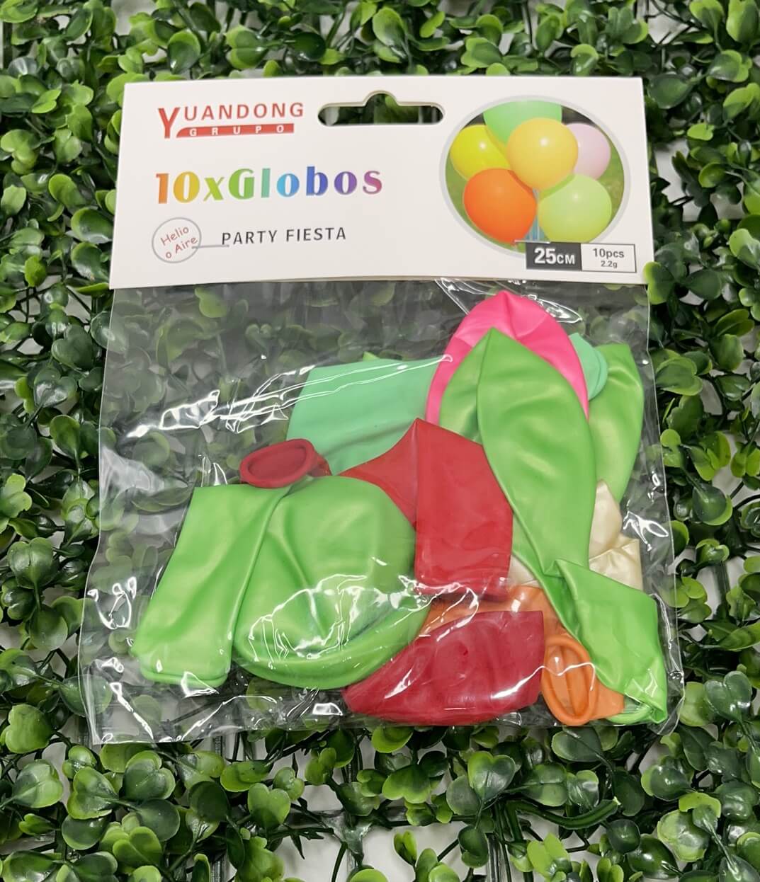 Globo nacarado mixto 10pcs #102.2g 25cm 51149-34